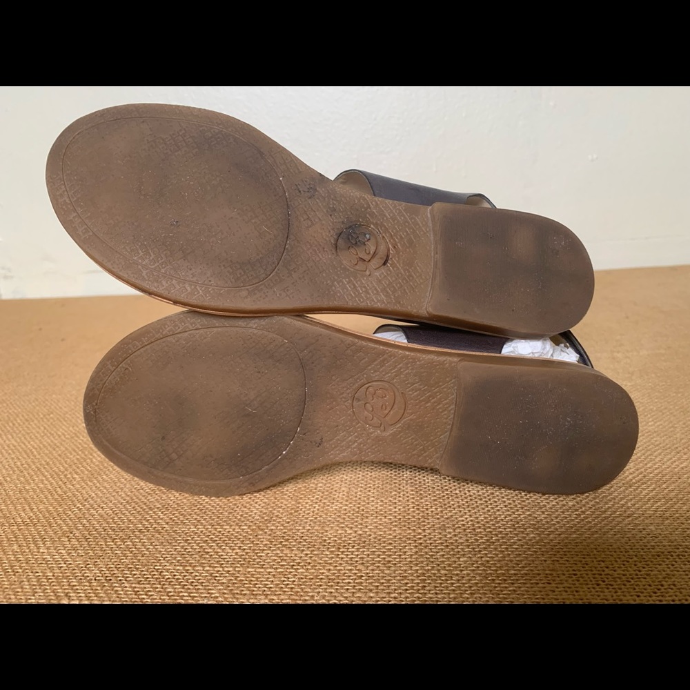 Lucky Brand Blue/Turquoise Flat Leather Sandals - Picture 7 of 7